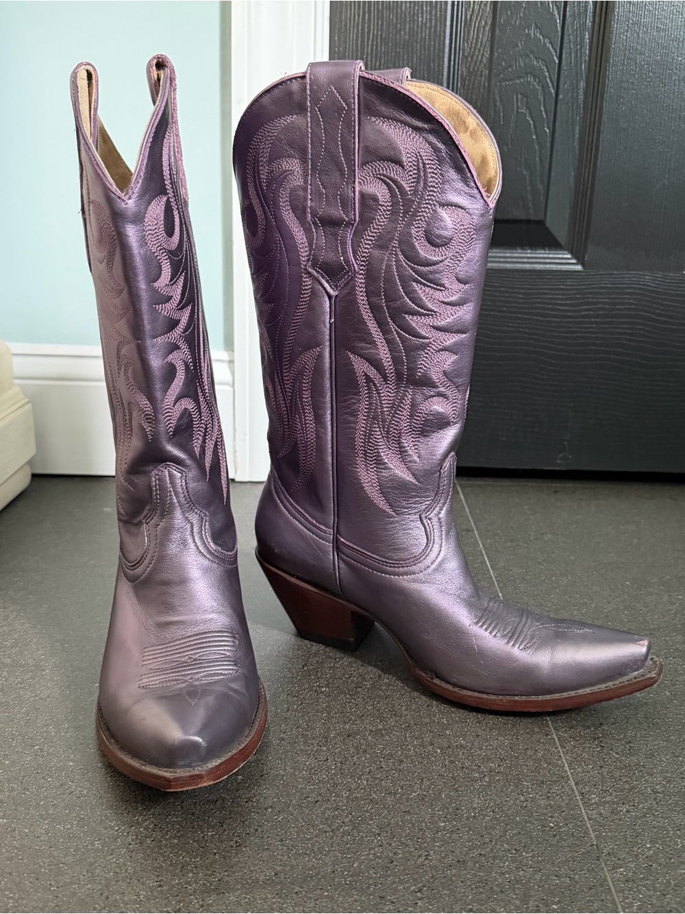 Purple Idyllwind western boots sz 8